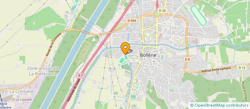 localisation de l'entreprise SCI CLARITA  BOLLENE