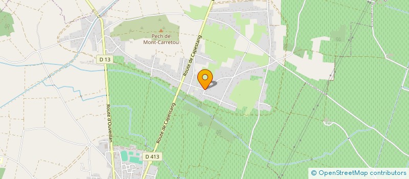 localisation de l'entreprise SCI CLARITA  CUXAC-D'AUDE