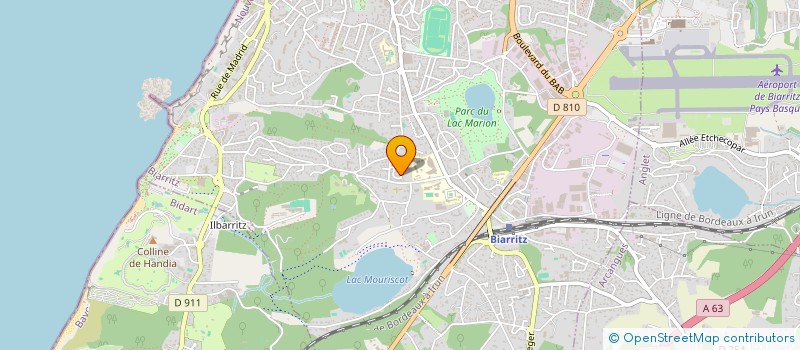 localisation de l'entreprise SCI CLARMAE à BIARRITZ
