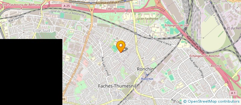 localisation de l'entreprise SCI CLARMED à LILLE