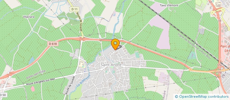localisation de l'entreprise SCI CLARO  SAINT-ANDRE