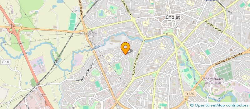 localisation de l'entreprise SCI CLARO DE MONTSOREAU à CHOLET