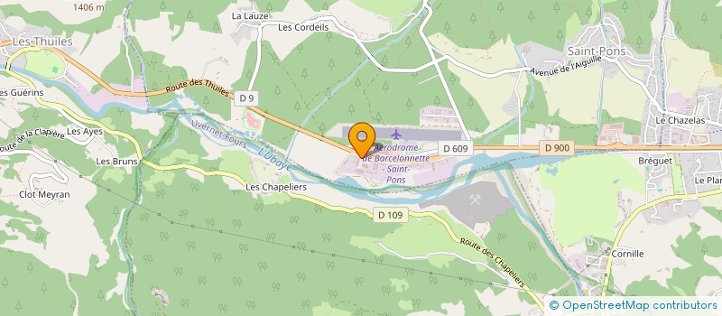 localisation de l'entreprise SCI CLARO JEROME  SAINT-PONS