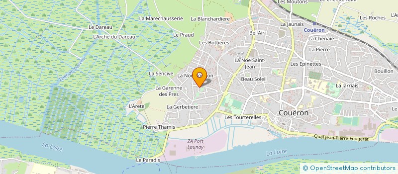 localisation de l'entreprise SCI CLARO-KRUGER à COUERON
