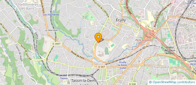 localisation de l'entreprise SCI CLAROMI  ECULLY