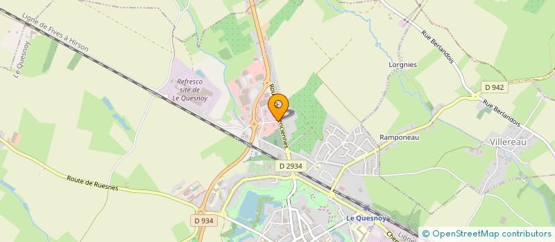 localisation de l'entreprise SCI CLARRET à LE QUESNOY