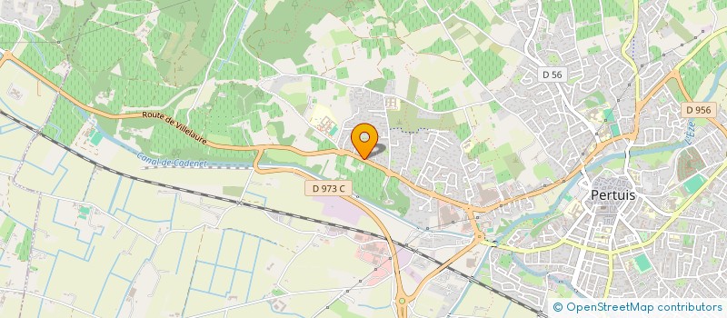 localisation de l'entreprise SCI CLARTH  PERTUIS