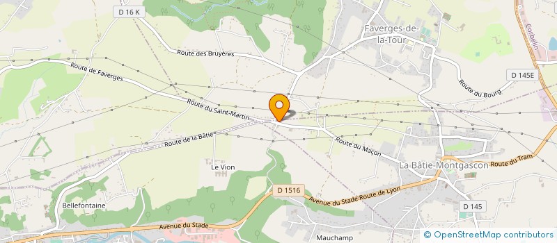 localisation de l'entreprise SCI CLARTHISA  LA BATIE-MONTGASCON