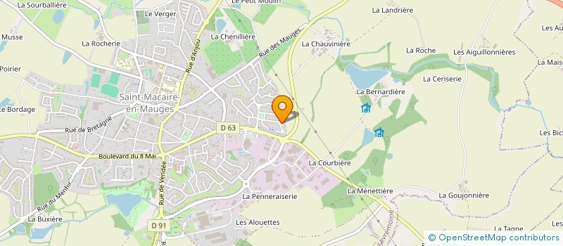 localisation de l'entreprise SCI CLARUS à SEVREMOINE