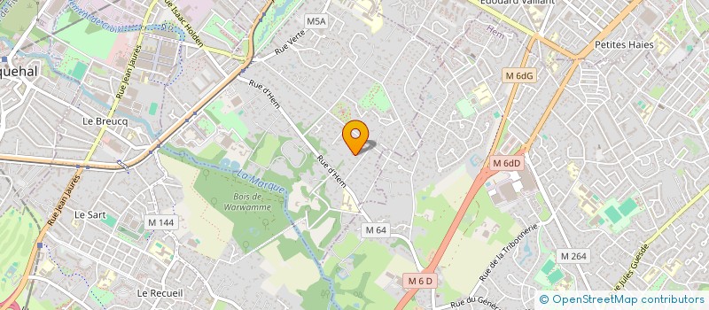 localisation de l'entreprise SCI CLARVILA à LILLE