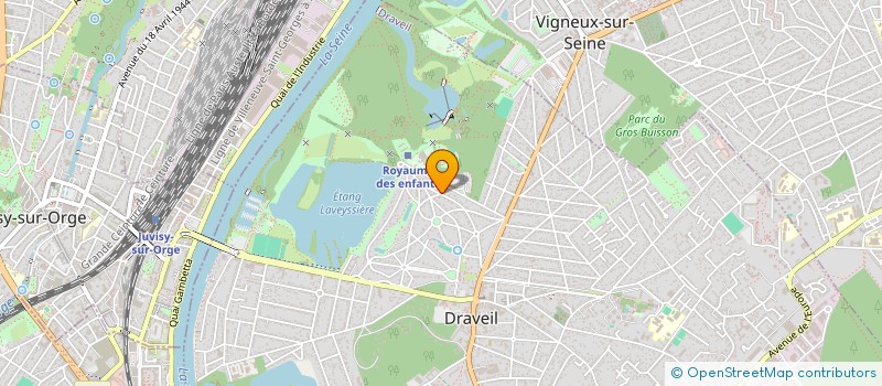 localisation de l'entreprise SCI CLARWIN à DRAVEIL