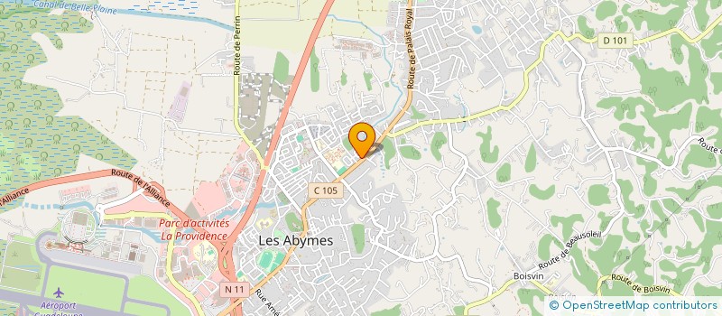 localisation de l'entreprise SCI CLARYNCE  LES ABYMES