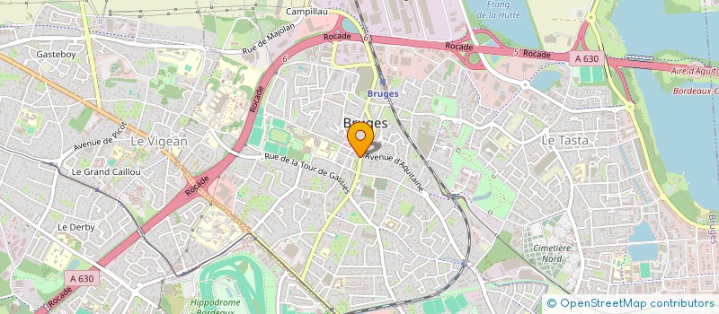 localisation de l'entreprise SCI CLARYSSE 66  BRUGES