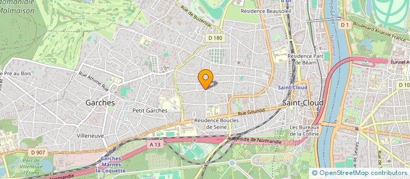 localisation de l'entreprise SCI CLAS  SAINT-CLOUD