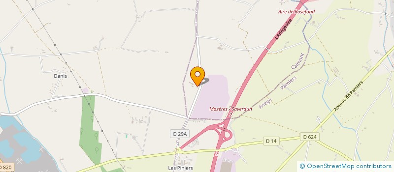 localisation de l'entreprise SCI CLAS  CALMONT