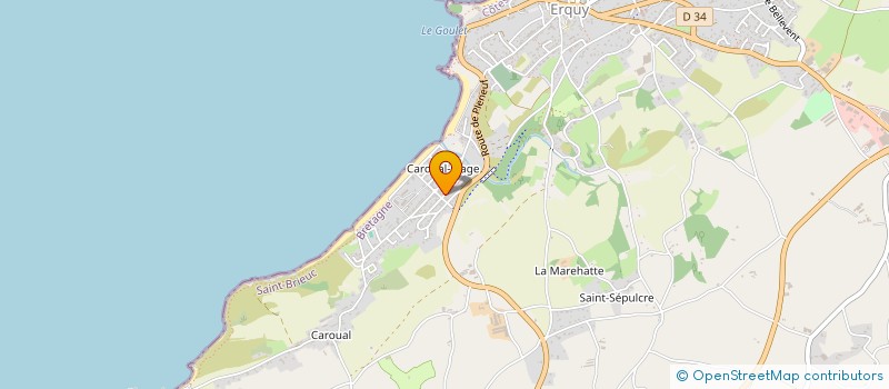 localisation de l'entreprise SCI CLASIRAMON  ERQUY