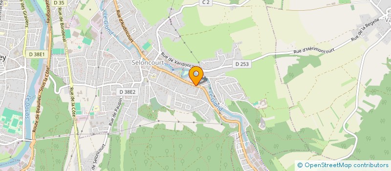 localisation de l'entreprise SCI CLAU VAL  SELONCOURT