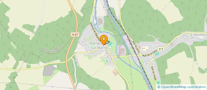 localisation de l'entreprise SCI CLAUBERT à RACHECOURT-SUR-MARNE