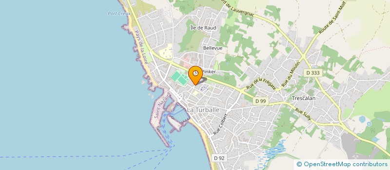 localisation de l'entreprise SCI CLAUCEAN  LA TURBALLE