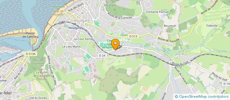 localisation de l'entreprise SCI CLAUDE  HOULGATE