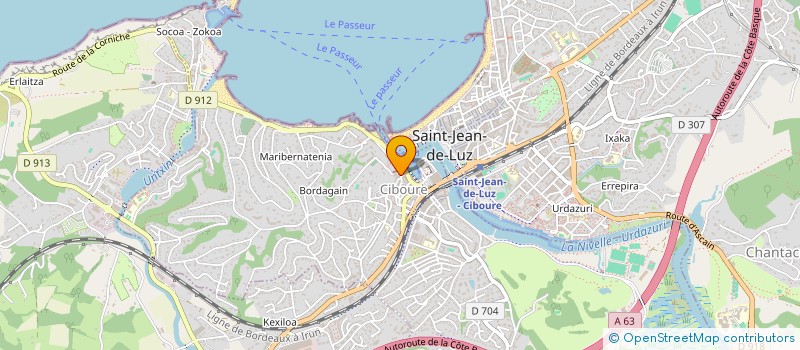 localisation de l'entreprise SCI CLAUDE  CIBOURE