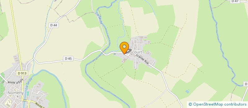 localisation de l'entreprise SCI CLAUDE  THEZEY-SAINT-MARTIN