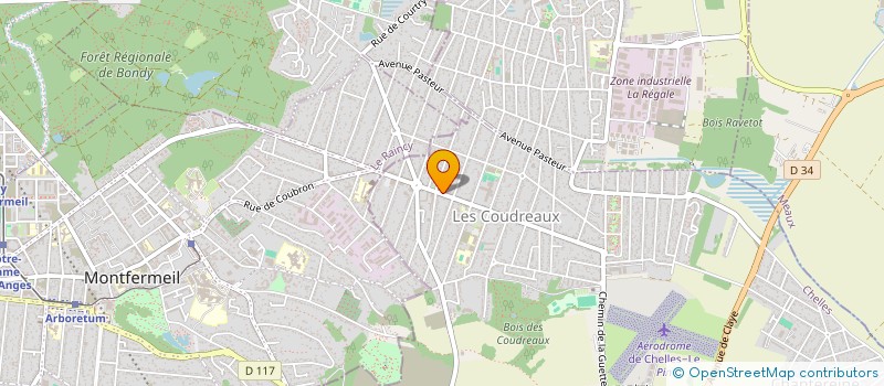 localisation de l'entreprise SCI CLAUDE  CHELLES