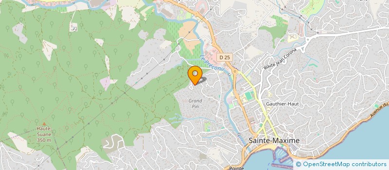 localisation de l'entreprise SCI CLAUDE à SAINTE-MAXIME