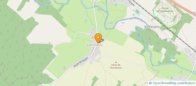 localisation de l'entreprise SCI CLAUDE  VATHIMENIL