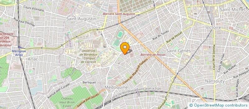 localisation de l'entreprise SCI CLAUDE BERNARD  BORDEAUX