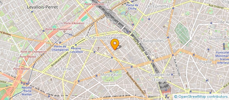 localisation de l'entreprise SCI CLAUDE BERNARD JONQUIERE  PARIS