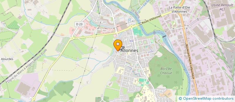 localisation de l'entreprise SCI CLAUDE CHAPPE à ALLONNES