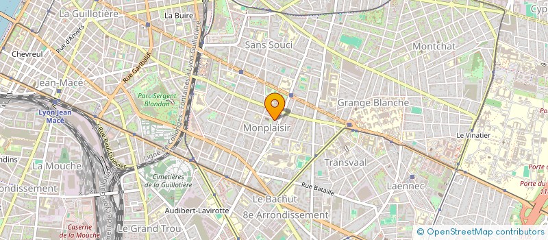 localisation de l'entreprise SCI CLAUDE DEFEZ  LYON