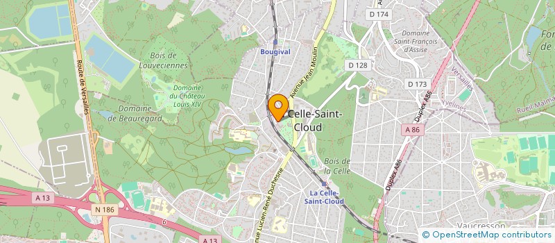 localisation de l'entreprise SCI CLAUDE ET BERNARD  LA CELLE-SAINT-CLOUD