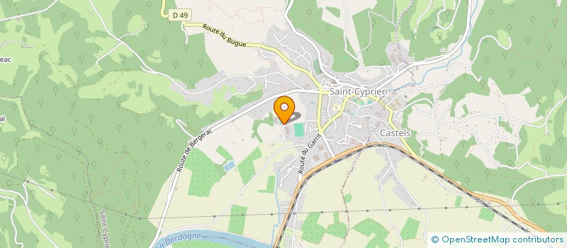 localisation de l'entreprise SCI CLAUDE ET MATHIEU PASQUET  SAINT-CYPRIEN