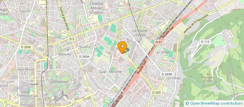 localisation de l'entreprise SCI CLAUDE ET VALERIE  SAINT-MARTIN-D'HERES