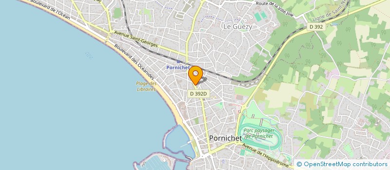 localisation de l'entreprise SCI CLAUDE GOURET  PORNICHET