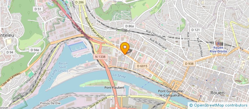 localisation de l'entreprise SCI CLAUDE GUEZ à ROUEN