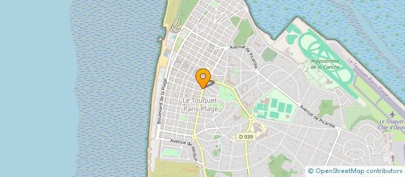 localisation de l'entreprise SCI CLAUDE HENRI à LE TOUQUET-PARIS-PLAGE