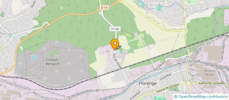 localisation de l'entreprise SCI CLAUDE JUDITH  FLORANGE