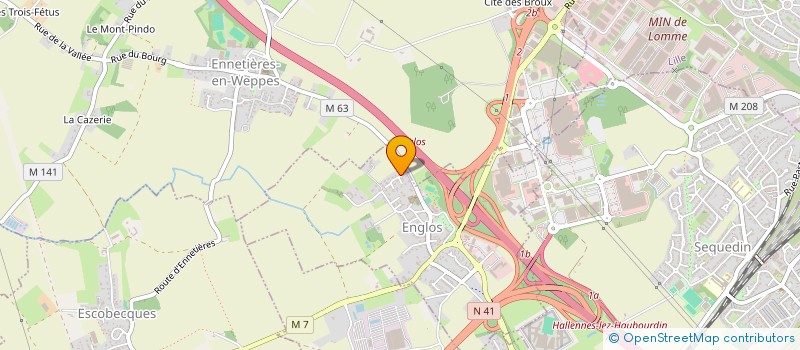 localisation de l'entreprise SCI CLAUDE MAAS  ENGLOS