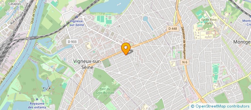 localisation de l'entreprise SCI CLAUDE MICHEL à VIGNEUX-SUR-SEINE