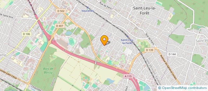 localisation de l'entreprise SCI CLAUDE MONET  SAINT-LEU-LA-FORET