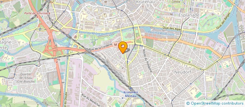 localisation de l'entreprise SCI CLAUDE PERRIN  STRASBOURG