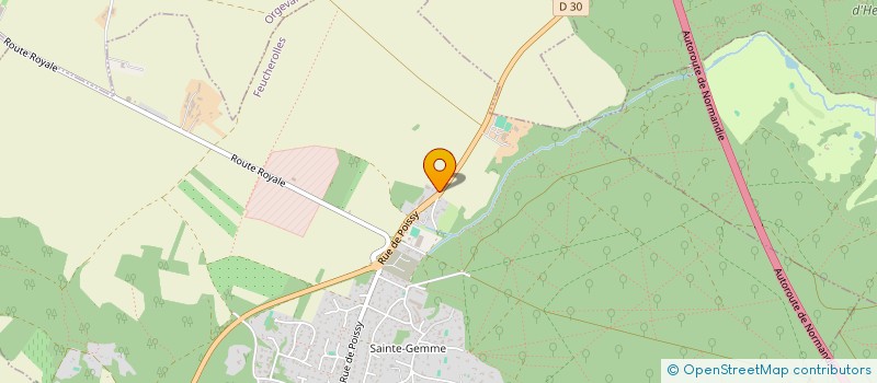 localisation de l'entreprise SCI CLAUDE TERRASSE  FEUCHEROLLES