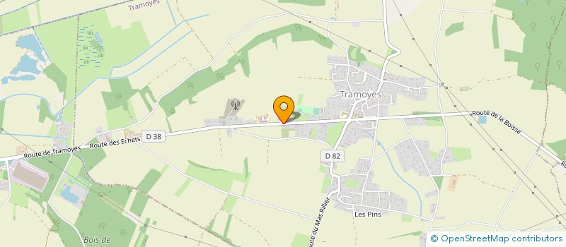 localisation de l'entreprise SCI CLAUDEL  TRAMOYES