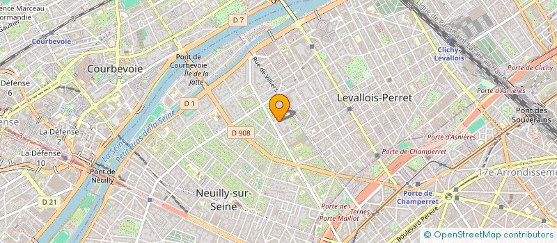 localisation de l'entreprise SCI CLAUDENIA à NEUILLY-SUR-SEINE