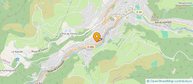 localisation de l'entreprise SCI CLAUDEP4  LA BRESSE