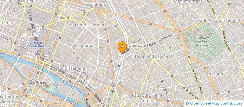 localisation de l'entreprise SCI CLAUDERIC  PARIS