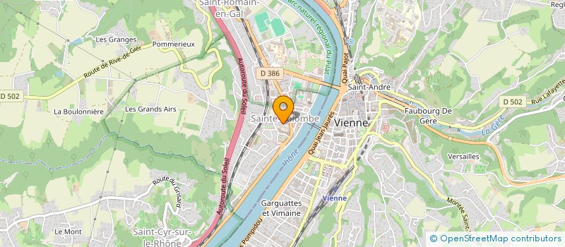 localisation de l'entreprise SCI CLAUDIA  SAINTE-COLOMBE